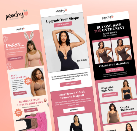 Peachy - Email Design Portfolio