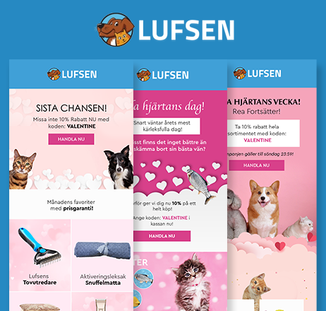 Lufsen - Email Design Portfolio