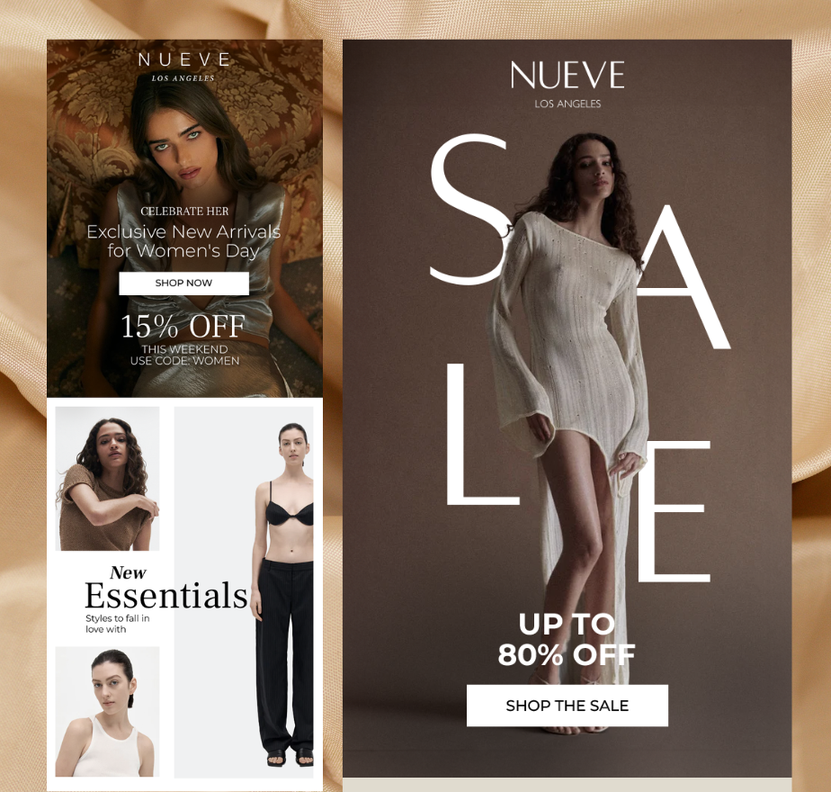 Nueve - Email Design Portfolio