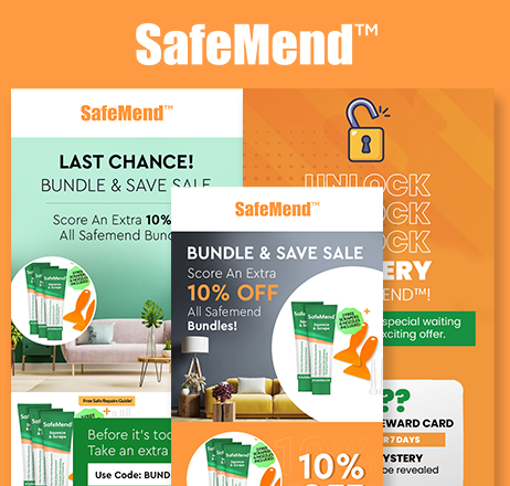 Safemend - Email Design Portfolio