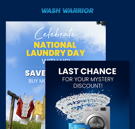 Wash Warrior - Email Design Portfolio